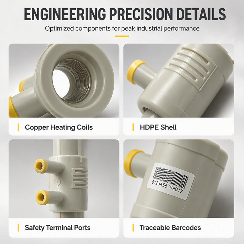 🔧 PPR Electrofusion Pipe Repair Fitting – Barrier-Free Slide Sleeve for No-Shutdown Pipe Repair, 25kg Pressure Resistant, Premium PPR Construction ✨