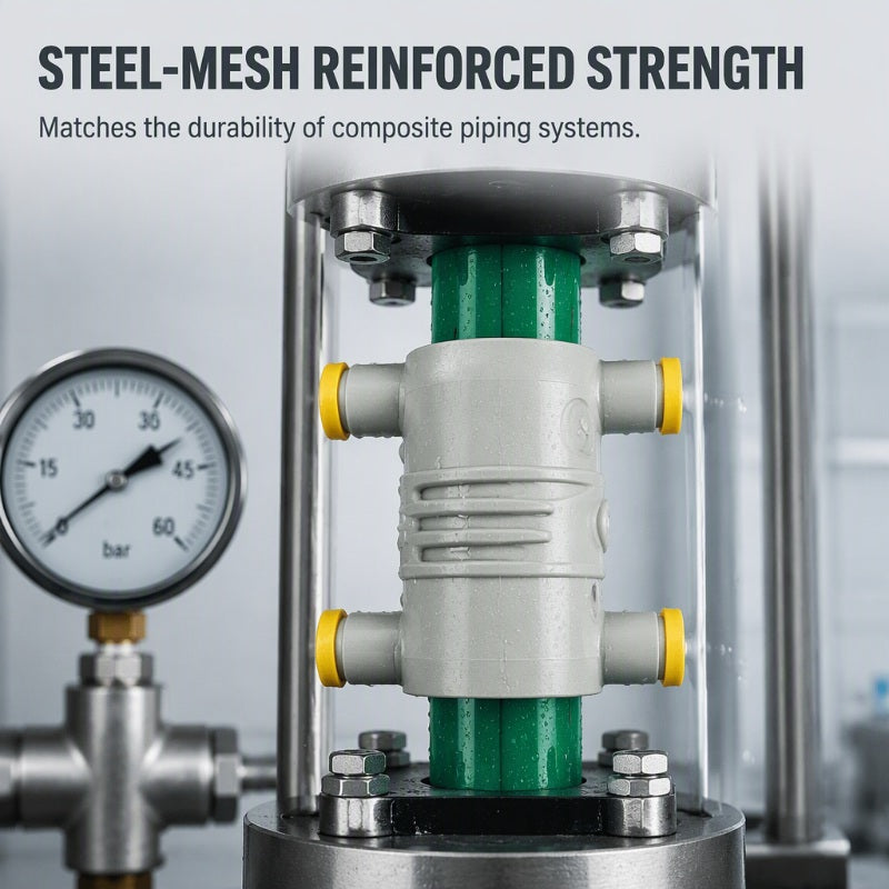 🔧 PPR Electrofusion Pipe Repair Fitting – Barrier-Free Slide Sleeve for No-Shutdown Pipe Repair, 25kg Pressure Resistant, Premium PPR Construction ✨