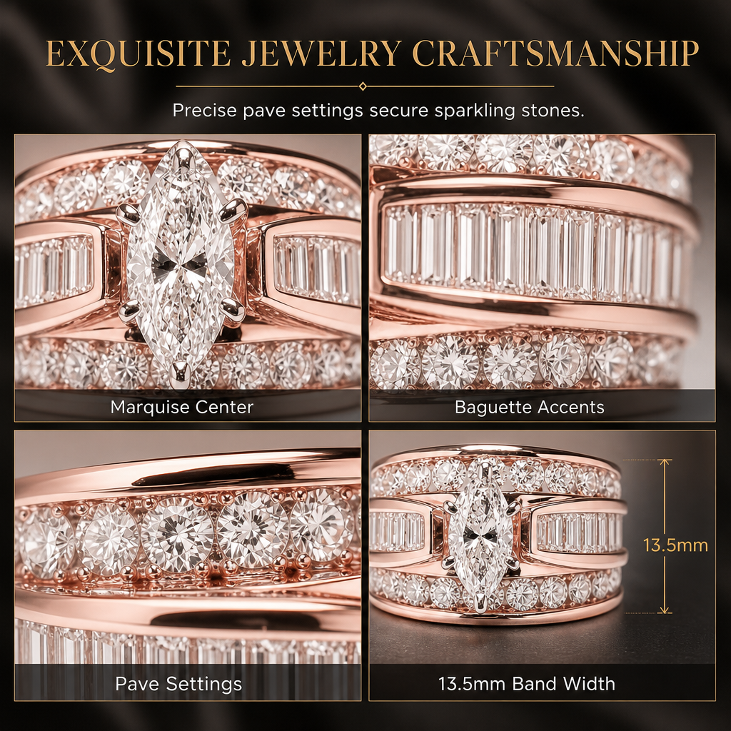 ⏳🔥LIMITED-TIME 50% OFF! ⏰Plated Cubic Zirconia Engagement Ring Fashion Jewelry💍🌸