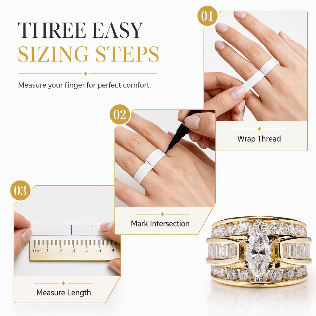 ⏳🔥LIMITED-TIME 50% OFF! ⏰Plated Cubic Zirconia Engagement Ring Fashion Jewelry💍🌸