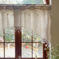 ⭐ Star Lace Trim Curtain: Arched Design, Rod Pocket, Premium Blend
