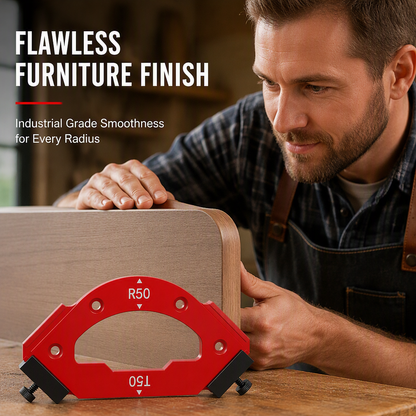 🔧 Save 50%!  R-Angle Router Template – Rounded corners & woodworking finish ✨