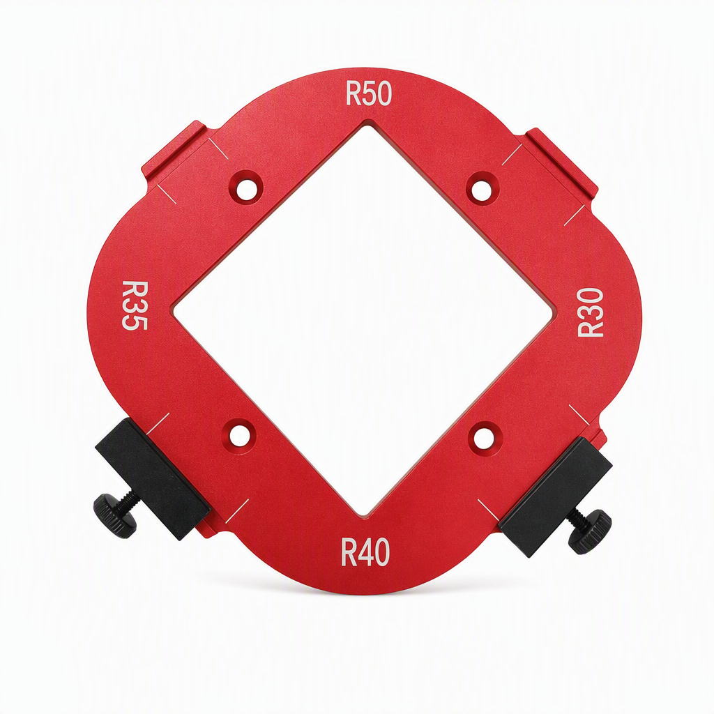 🔧 Save 50%!  R-Angle Router Template – Rounded corners & woodworking finish ✨