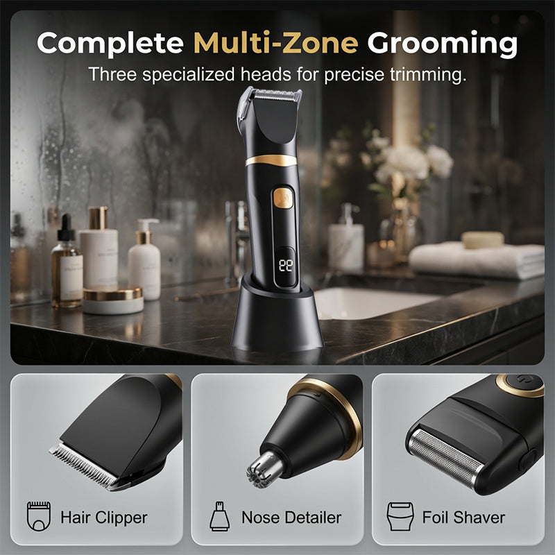 ⏳🔥LIMITED-TIME 50% OFF! ✂️ 3-in-1 Electric Grooming Kit – Perfect for Men & Women ✨