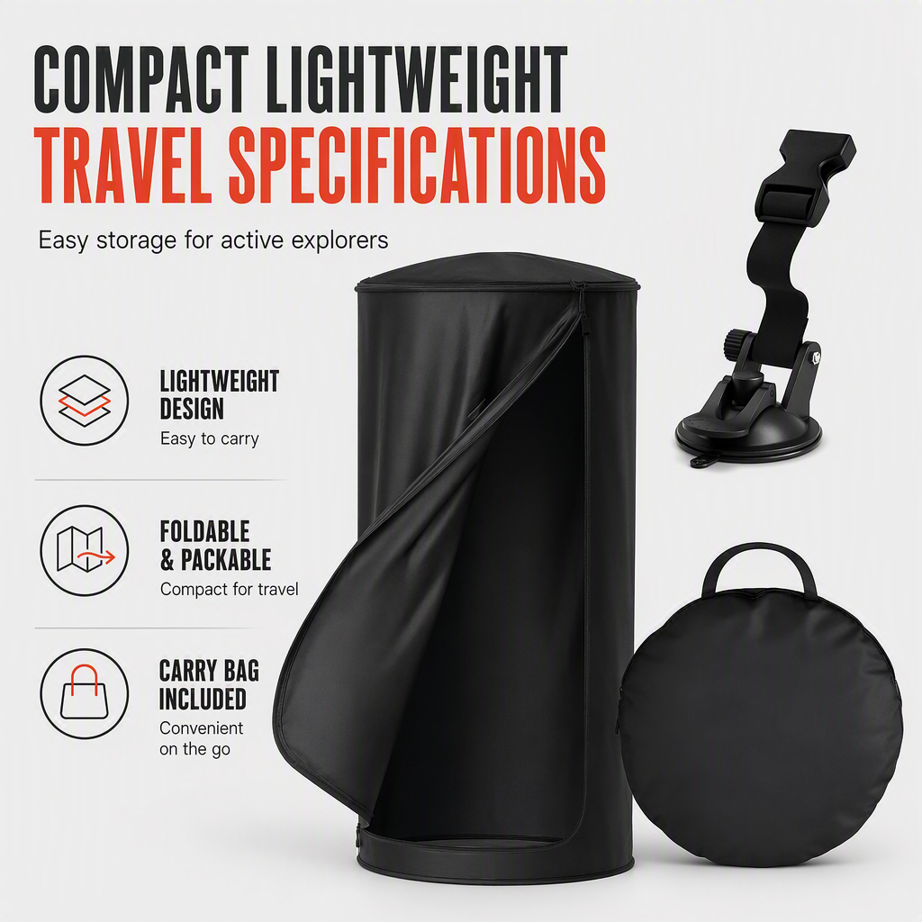 🎁2026 New Arrivals 50% OFF💥Portable Quick Opening Car Rear Shower Tent | Outdoor Camping Single Person Changing Room and Privacy Toilet Tent🚗⛺🚿