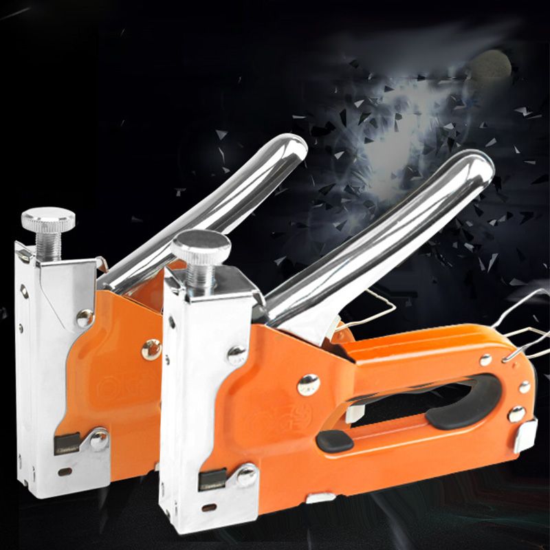 🔨 Manual Staple Nail Gun: 3-in-1, Alloy Steel, Adjustable Pressure, with 600pcs Nails, Shockproof