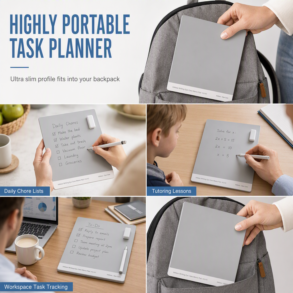 📋 Save 50%! ✍️ Magnetic Whiteboard – Inkless, dust-free & eye-protective ✨
