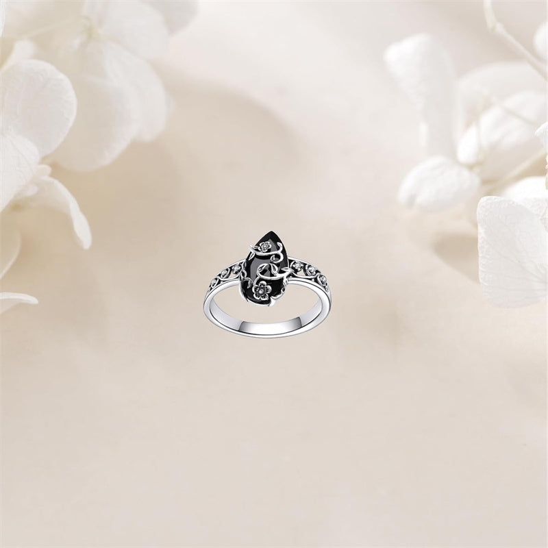 Bohemian Vintage Floral Vine Ring
