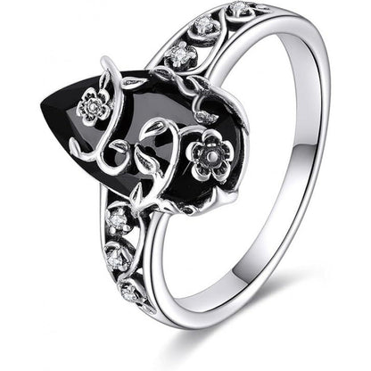 Bohemian Vintage Floral Vine Ring