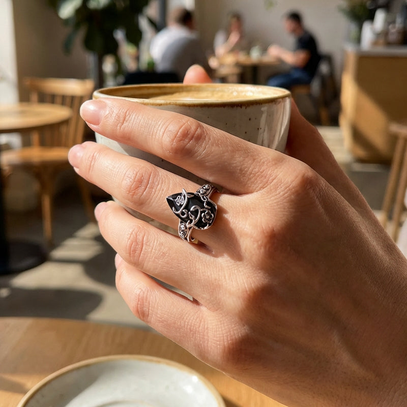 Bohemian Vintage Floral Vine Ring