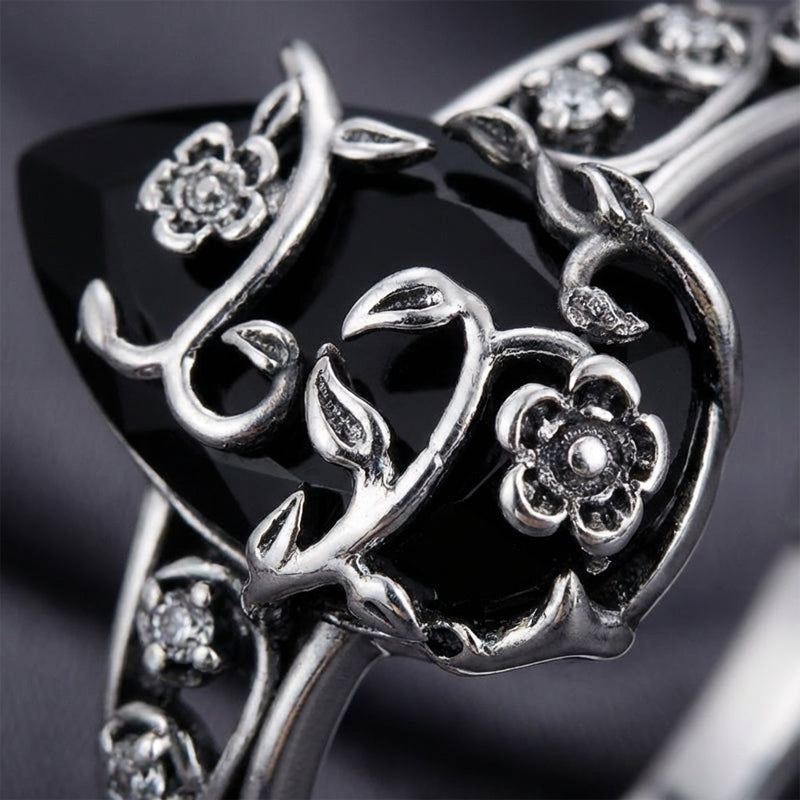 Bohemian Vintage Floral Vine Ring