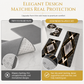 4 Piece Faux Cashmere Absorbent Bathroom Rug Set with Rectangular Mat U Shaped Toilet Mat Toilet Lid Cover and Long Runner Rug