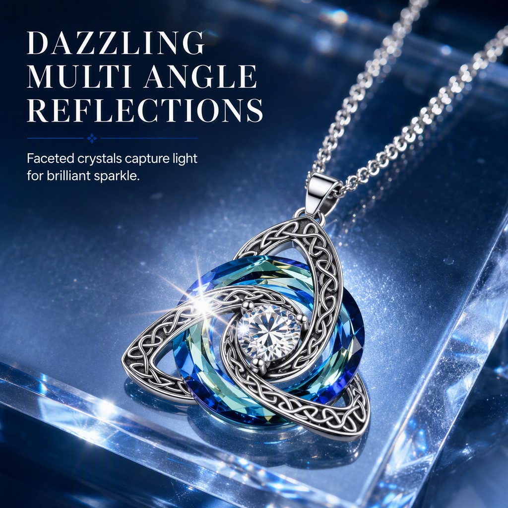 🥳2026 HOT SALE🥳Women's Celtic Knot Birthstone Pendant Necklace