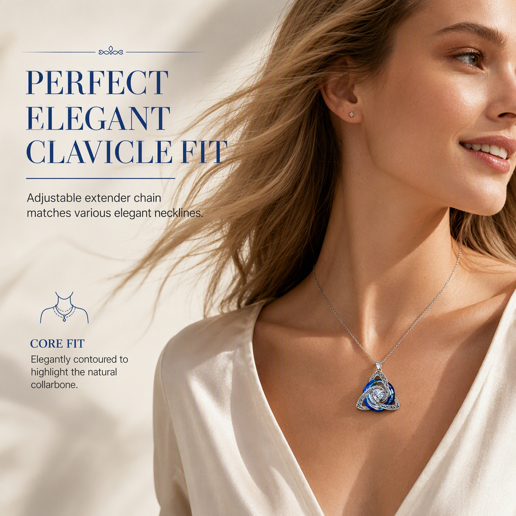 🥳2026 HOT SALE🥳Women's Celtic Knot Birthstone Pendant Necklace