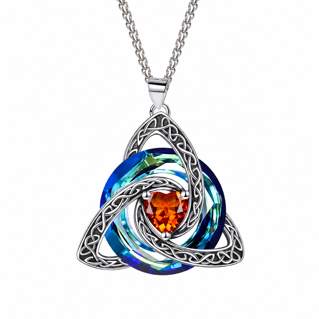 🥳2026 HOT SALE🥳Women's Celtic Knot Birthstone Pendant Necklace