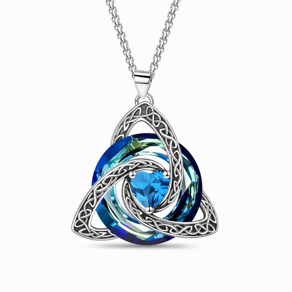 🥳2026 HOT SALE🥳Women's Celtic Knot Birthstone Pendant Necklace