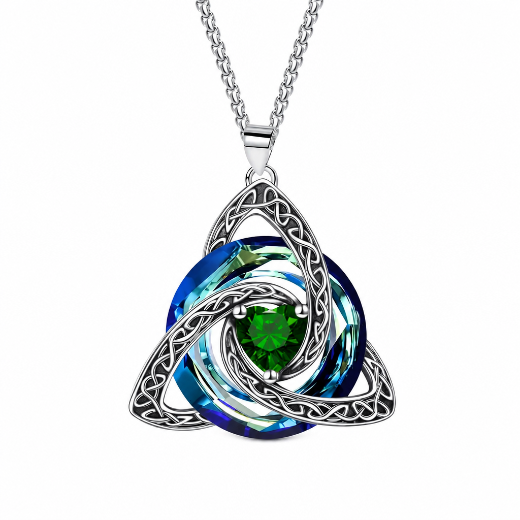 🥳2026 HOT SALE🥳Women's Celtic Knot Birthstone Pendant Necklace
