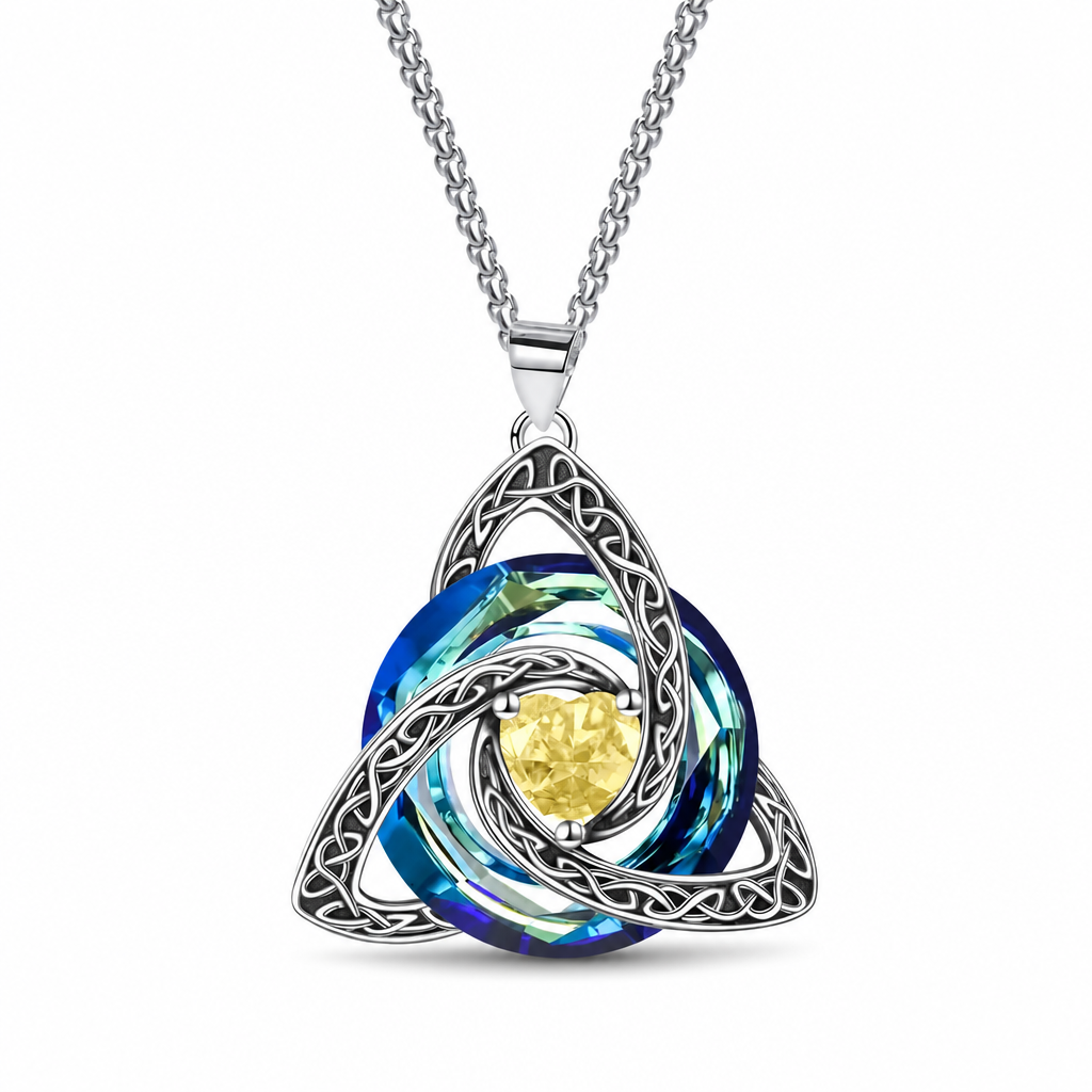 🥳2026 HOT SALE🥳Women's Celtic Knot Birthstone Pendant Necklace