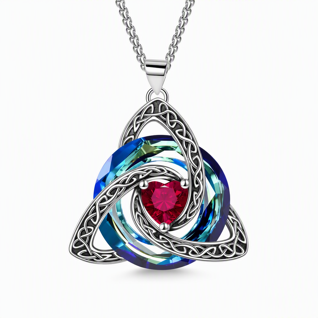 🥳2026 HOT SALE🥳Women's Celtic Knot Birthstone Pendant Necklace