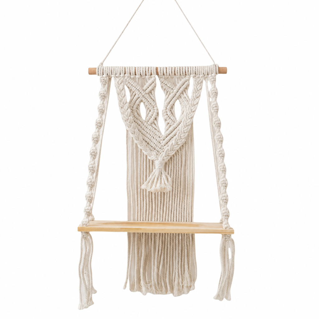 📢📢50% OFF !! ⏰Bohemian Handwoven Floating Shelf🌿