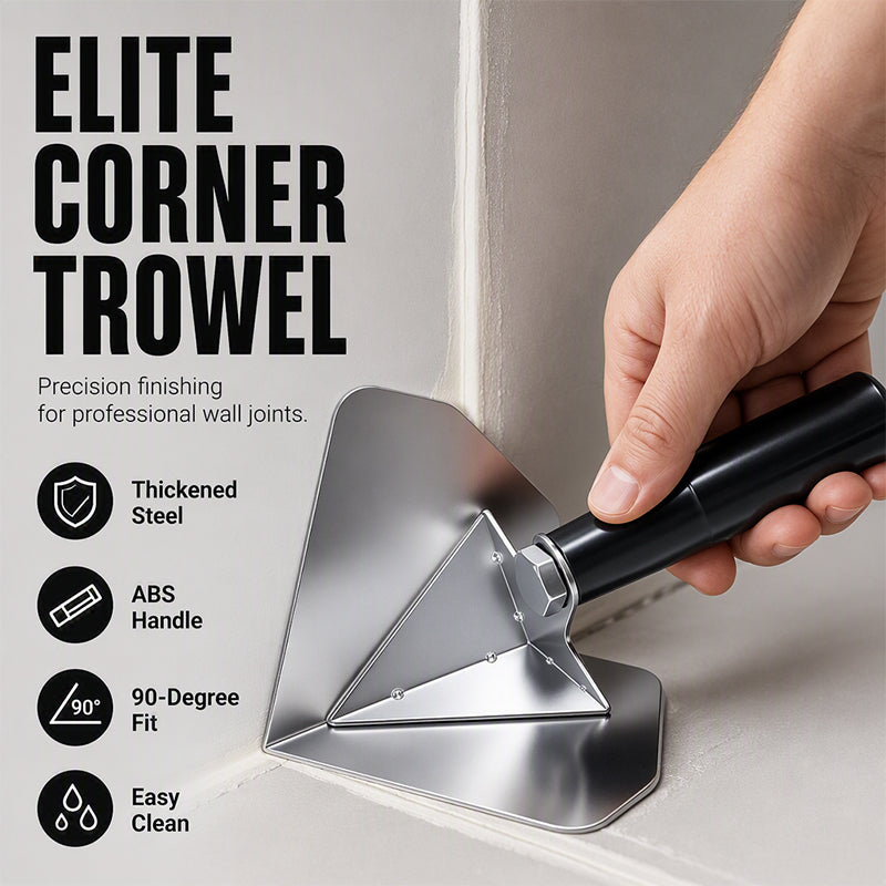 🎁2026 New Arrivals 50% OFF💥Stainless Steel Corner Trowel – Precise Corner Finishing, Anti-Rust, Ergonomic Handle ✨