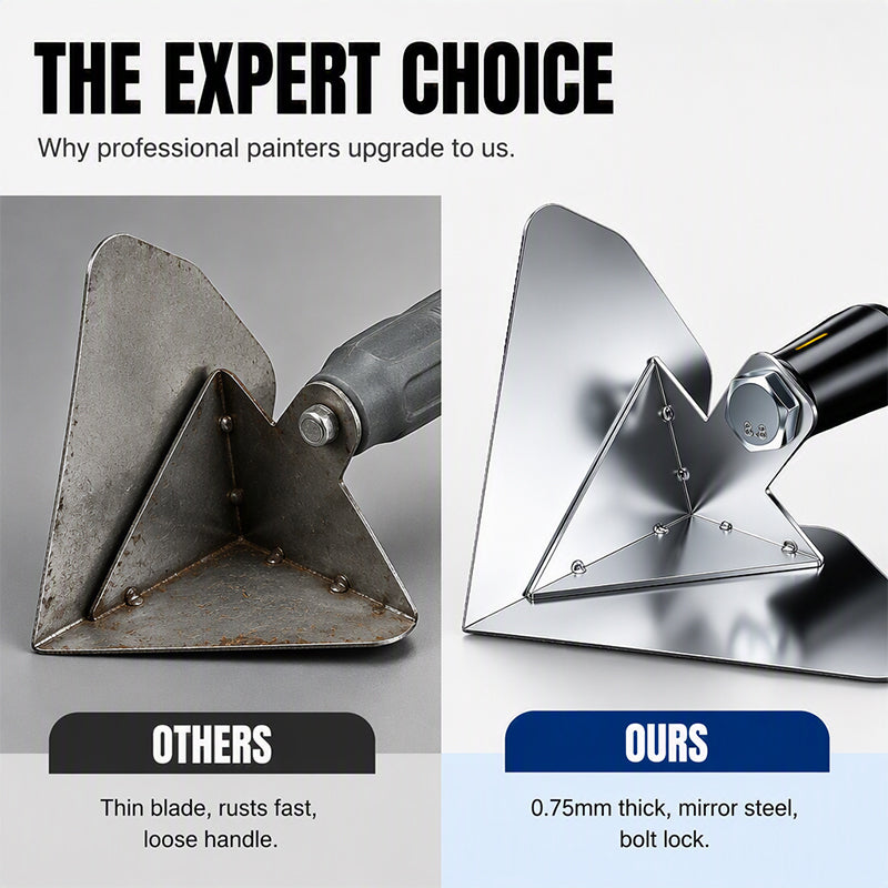 🎁2026 New Arrivals 50% OFF💥Stainless Steel Corner Trowel – Precise Corner Finishing, Anti-Rust, Ergonomic Handle ✨