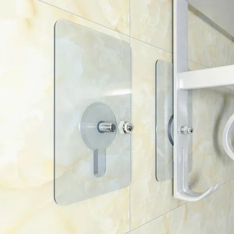 🔥 50% OFF | Heavy-Duty Self-Adhesive Hooks – No Drilling, No Wall Damage