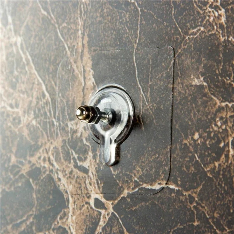 🔥 50% OFF | Heavy-Duty Self-Adhesive Hooks – No Drilling, No Wall Damage