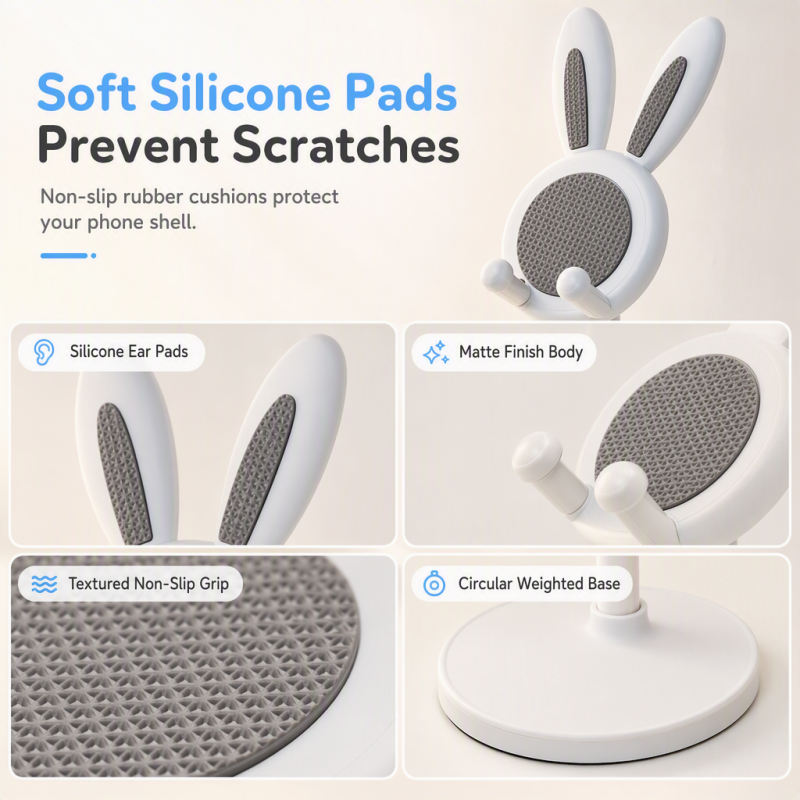 ✨🐰Cute Bunny Desktop Phone Stand