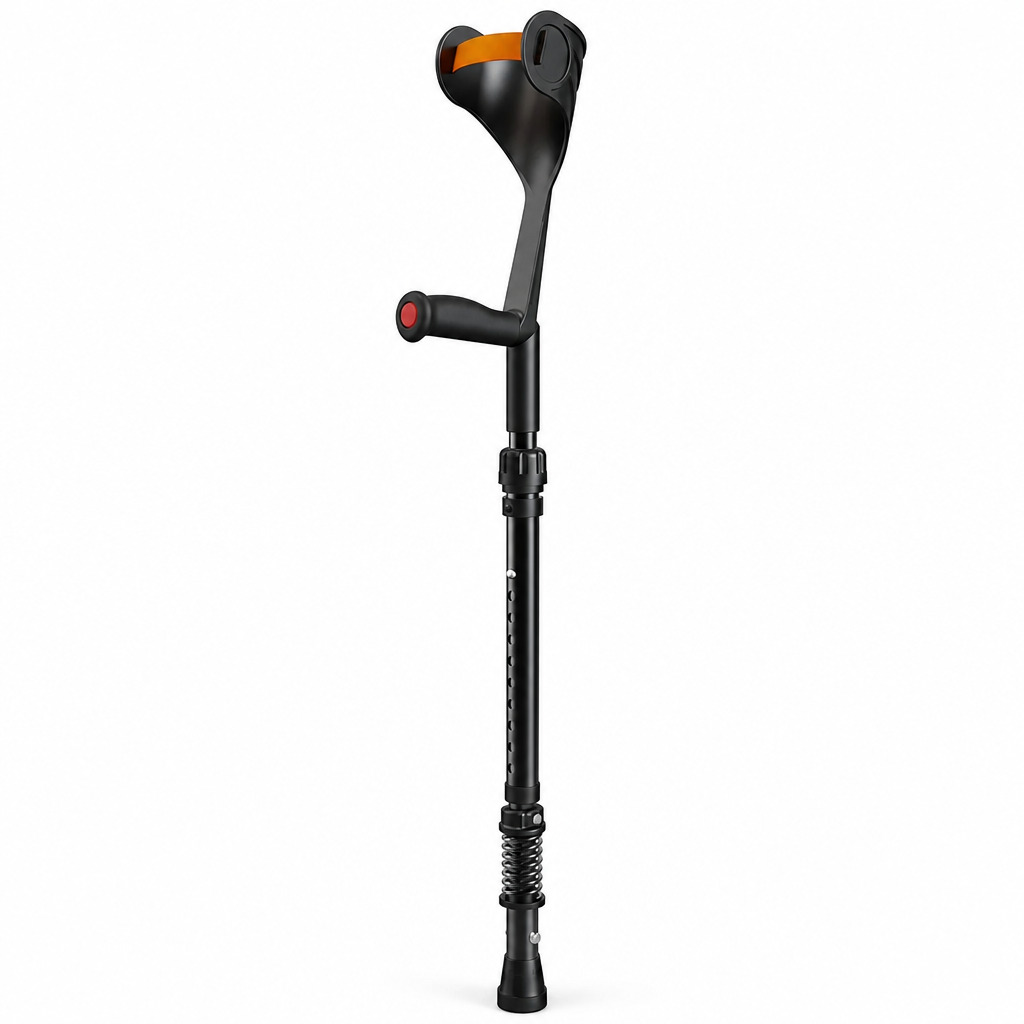 50% OFF! ✨ Folding Forearm Crutches – Shock-Absorbing Spring System, Reinforced Aluminum Shaft & Slip-Resistant Rubber Feet – Comfortable Mobility Aid for Fracture Rehabilitation 🦵