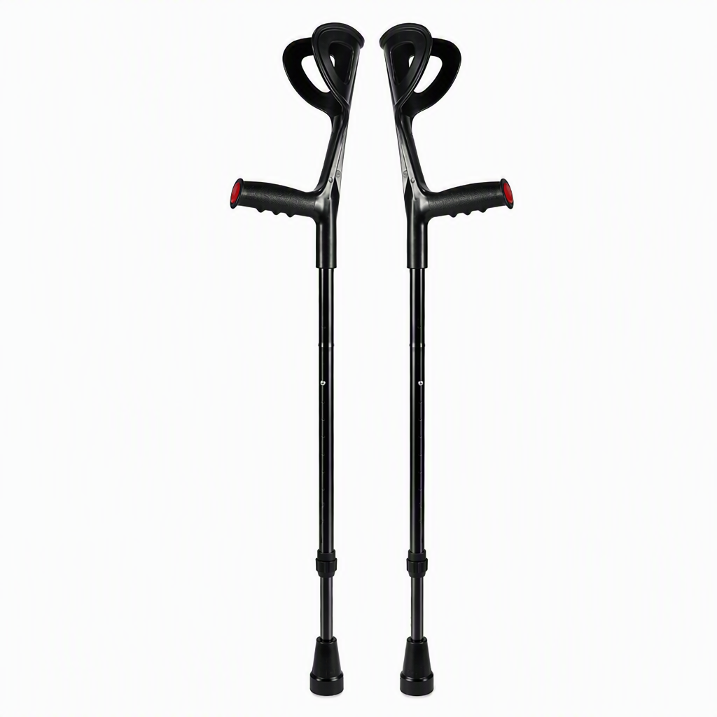 50% OFF! ✨ Folding Forearm Crutches – Shock-Absorbing Spring System, Reinforced Aluminum Shaft & Slip-Resistant Rubber Feet – Comfortable Mobility Aid for Fracture Rehabilitation 🦵