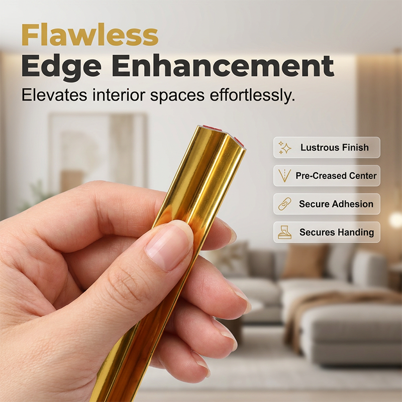 💛 Multi-Purpose Self-Adhesive PVC Decorative Trim – Widely Applicable