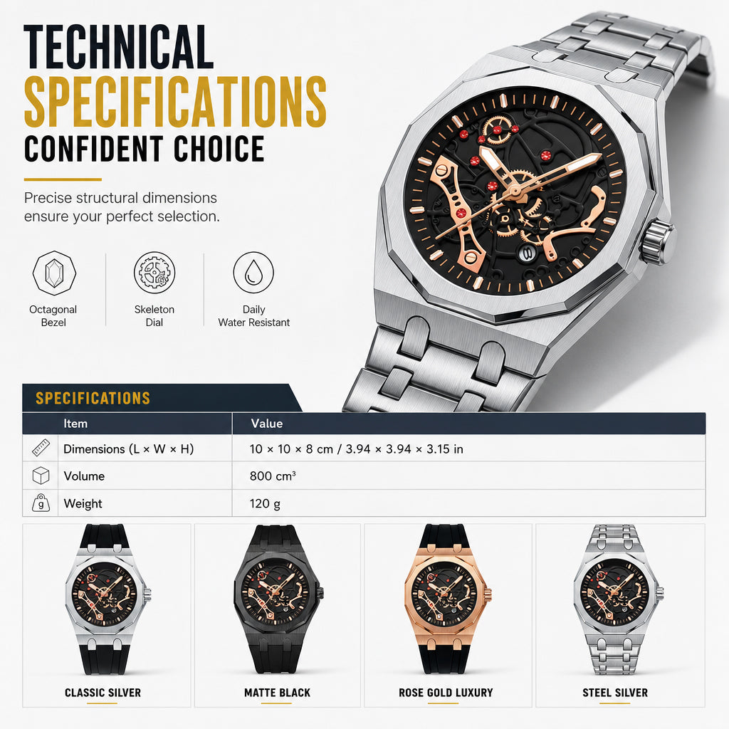 📢📢50% OFF !! ⏰Men's Sport Quartz Watch – Mechanical Style Luminous Hands, Date Calendar & Water Resistance ⌚