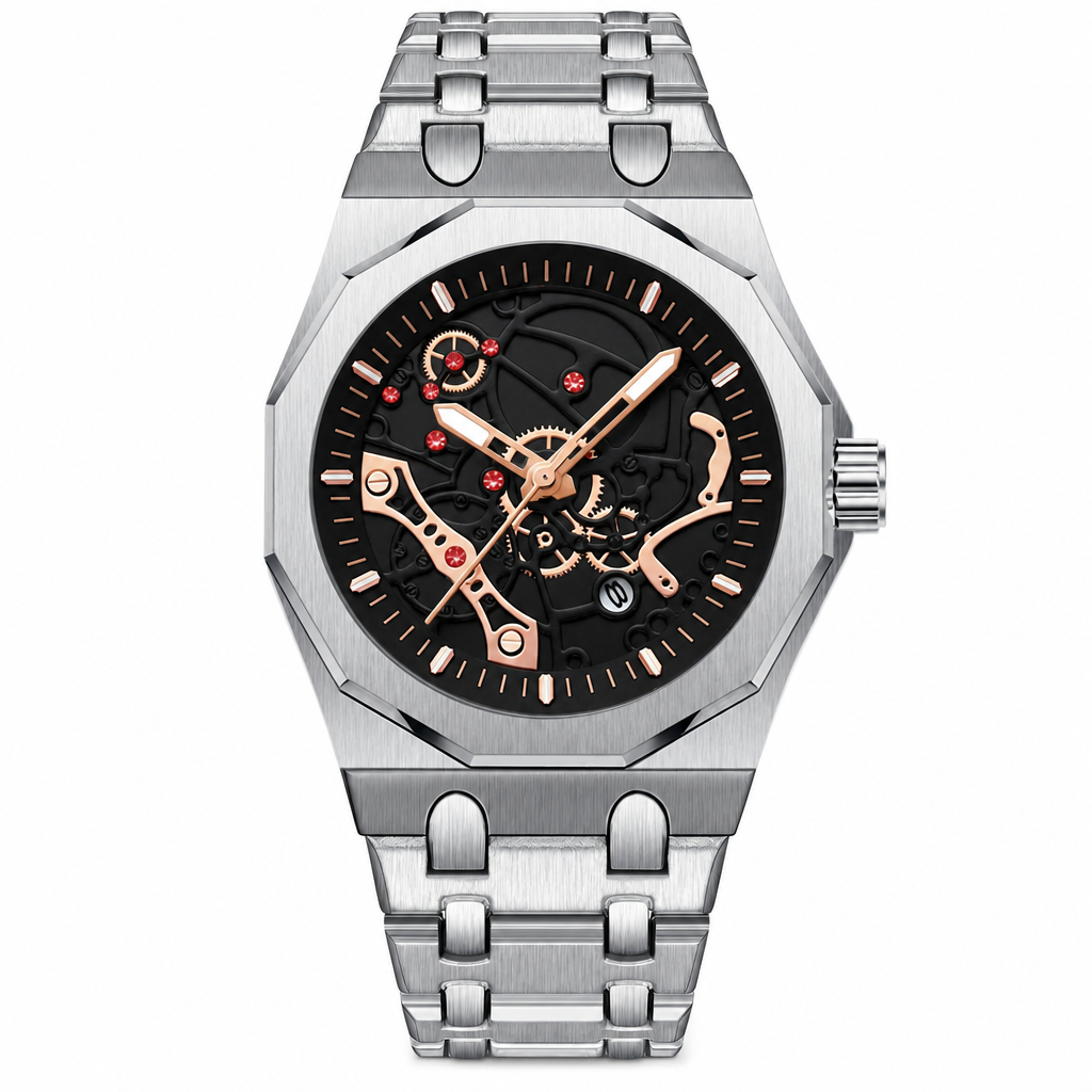 📢📢50% OFF !! ⏰Men's Sport Quartz Watch – Mechanical Style Luminous Hands, Date Calendar & Water Resistance ⌚