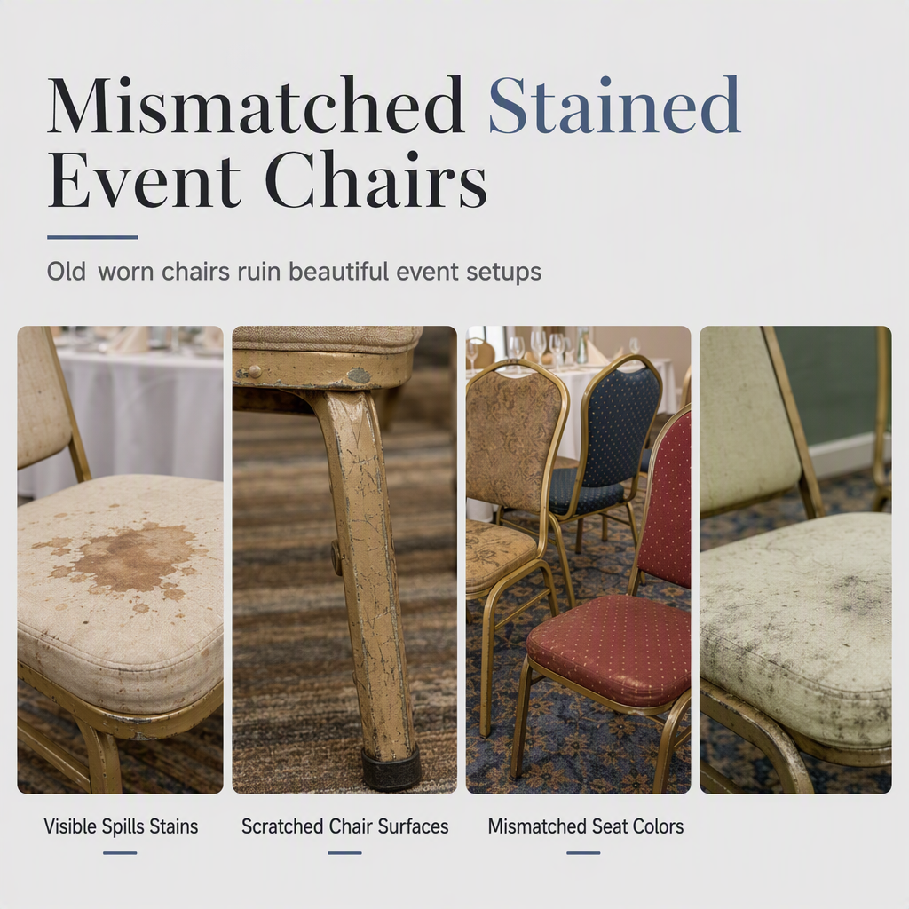 Universal Stretch Spandex Dining Chair Cover Full Slipcover Protector for Wedding Party Banquet