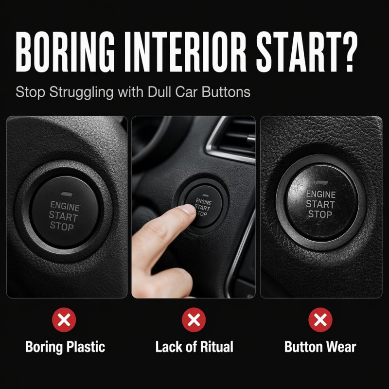 🎁New Arrivals 🚗 Universal Car One-Click Start Lever Cover – Stylish & Protective ✨