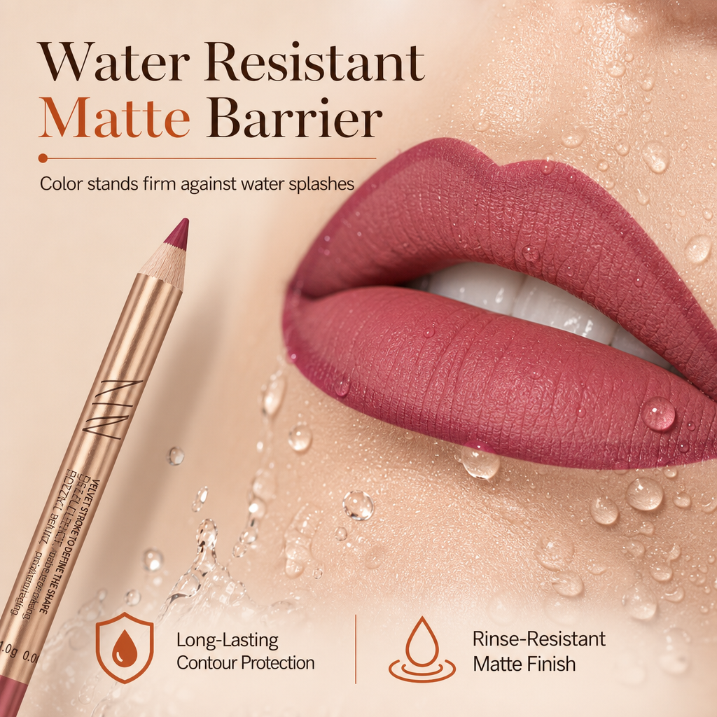 12-Piece Long Lasting Smudge-Proof Matte Lip Liner Set