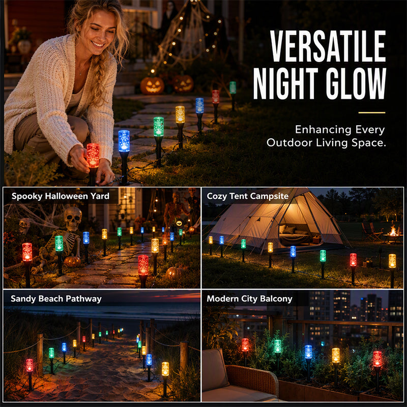 ✨ Solar Bubble Pathway Light – Auto On/Off, Decorative, Weatherproof 🌙