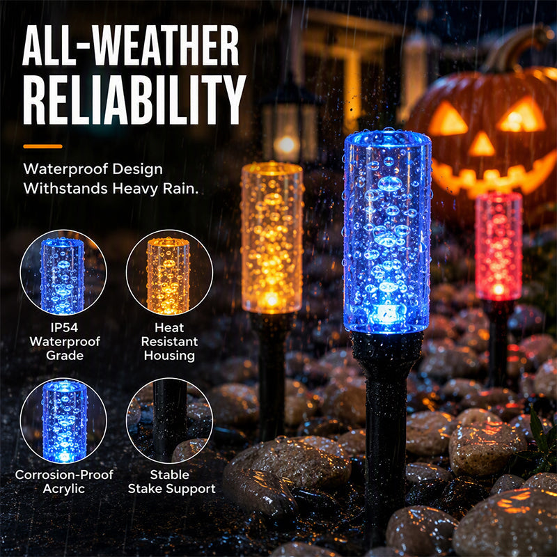 ✨ Solar Bubble Pathway Light – Auto On/Off, Decorative, Weatherproof 🌙
