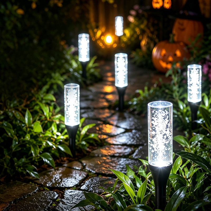 ✨ Solar Bubble Pathway Light – Auto On/Off, Decorative, Weatherproof 🌙