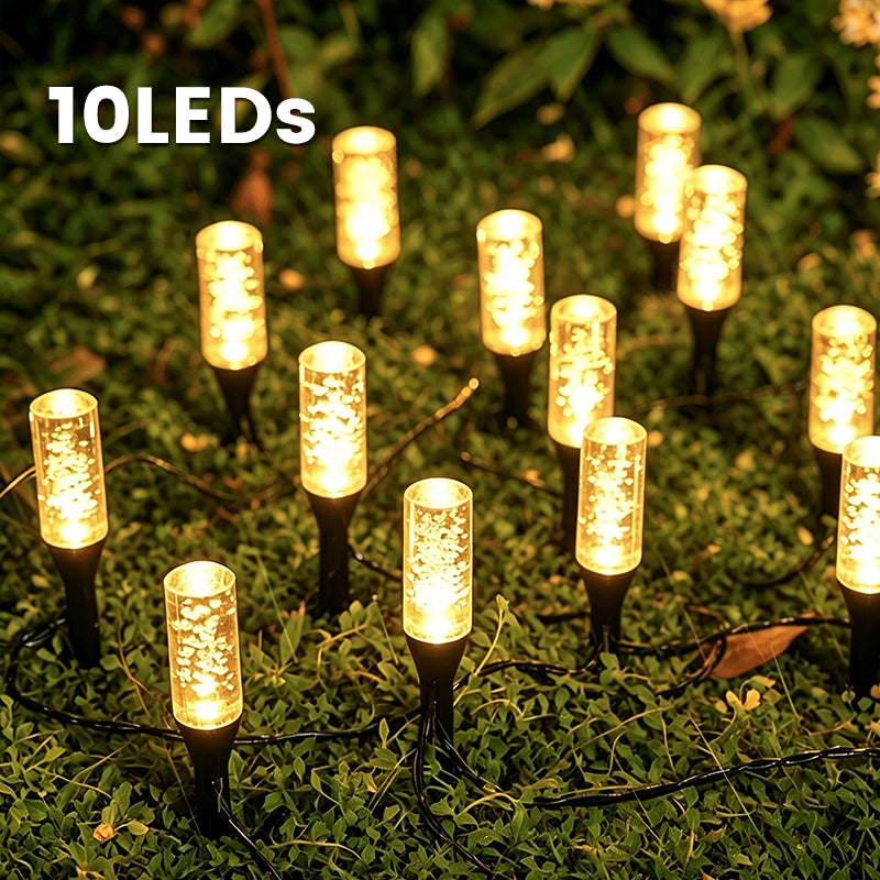 ✨ Solar Bubble Pathway Light – Auto On/Off, Decorative, Weatherproof 🌙
