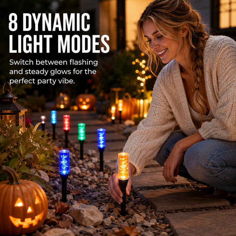 ✨ Solar Bubble Pathway Light – Auto On/Off, Decorative, Weatherproof 🌙
