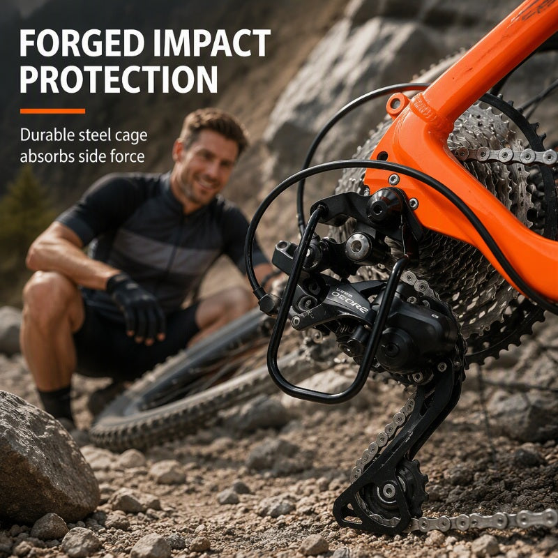 🛡️ Save 50%! 🚲 Rear Derailleur Guard – Solid steel & quick install ✨