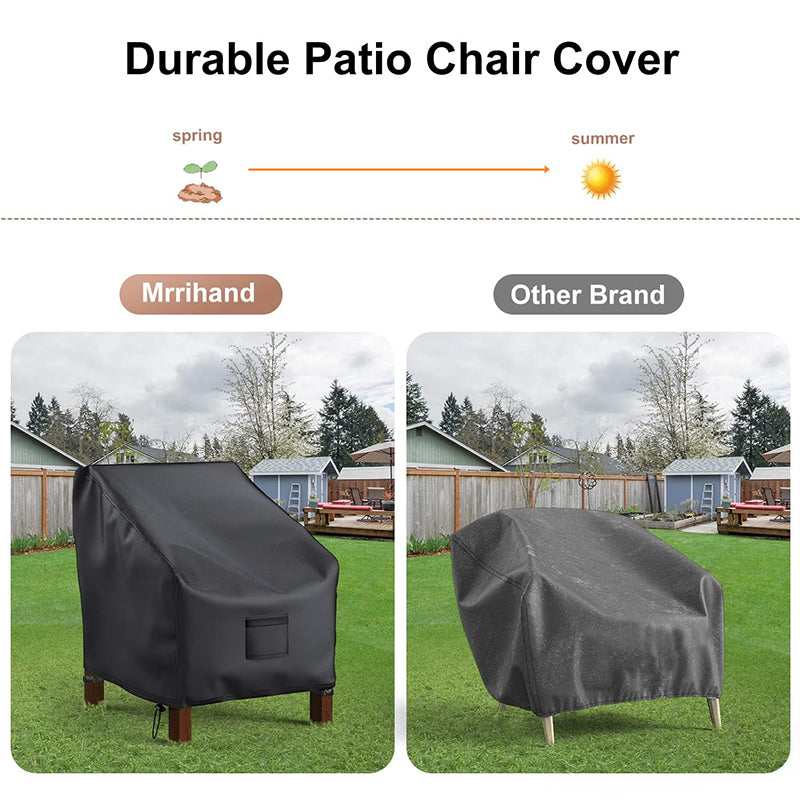 Heavy-Duty Waterproof Patio Chair Cover with Air Vents