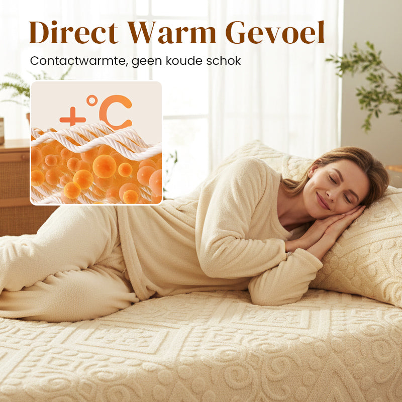 360° All-Around Stretch Plush Knit Fitted Sheet