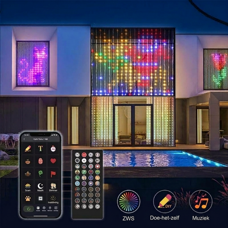 Smart LED String Lights — Music Sync, App Control, Waterproof & USB-Powered 🎵