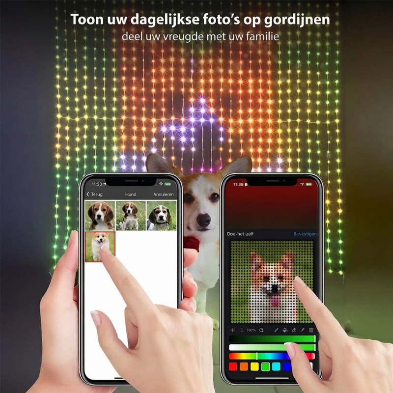 Smart LED String Lights — Music Sync, App Control, Waterproof & USB-Powered 🎵