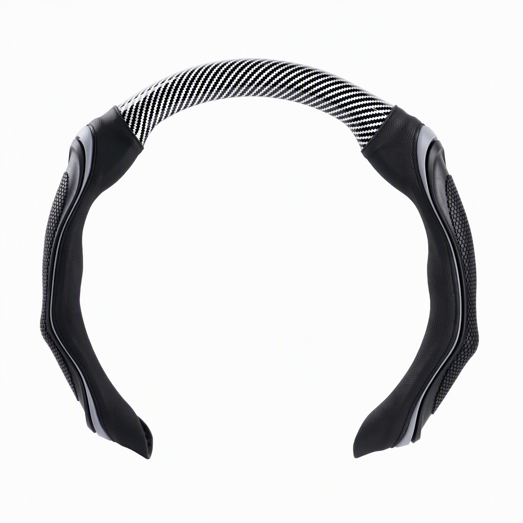 📢📢50% OFF !! ⏰Universal Carbon Fibre Steering Wheel Cover – Refresh Your Daily Drive ✨