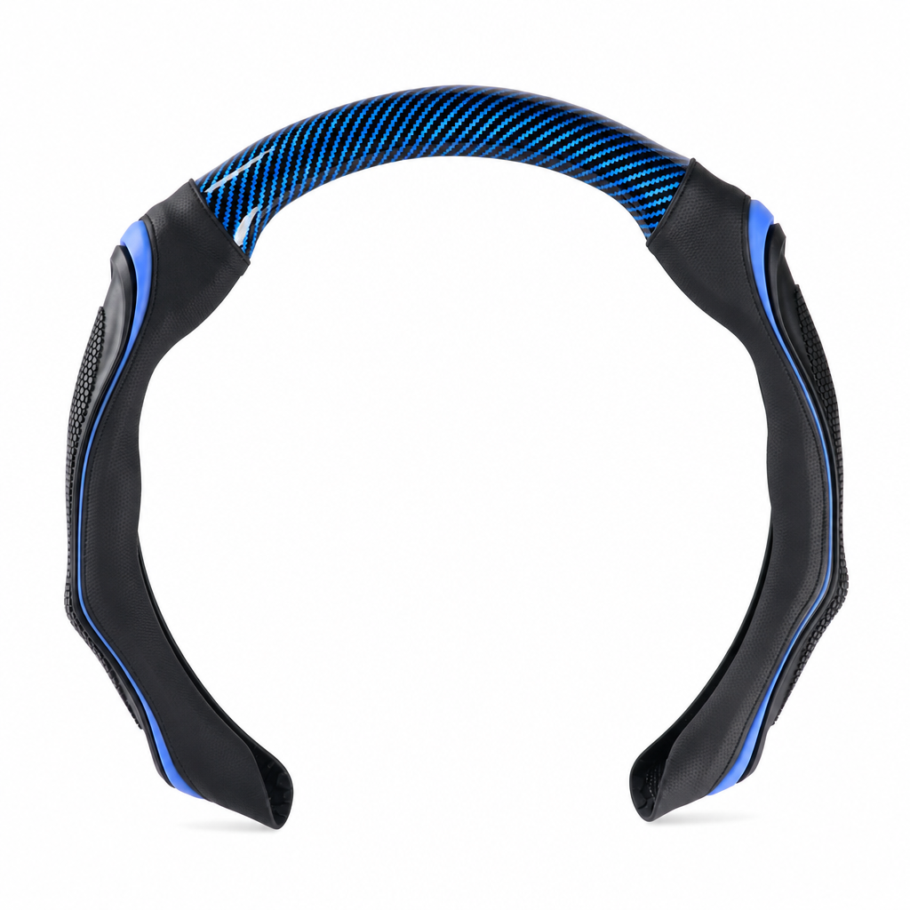 📢📢50% OFF !! ⏰Universal Carbon Fibre Steering Wheel Cover – Refresh Your Daily Drive ✨