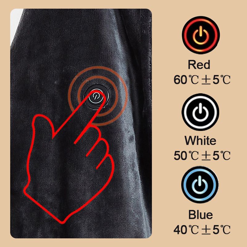⏳Time-Limited Special⏰USB Heated Flannel Blanket Shawl♨️🧥